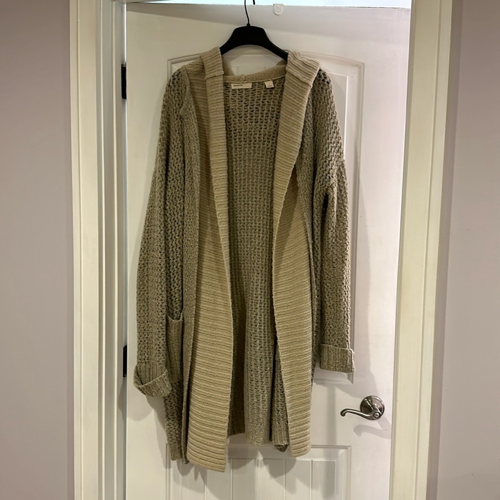 Hooded duster/sweater with pockets from Anthropologie